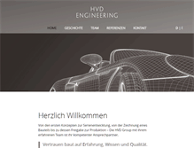 Tablet Screenshot of hvd-engineering.com